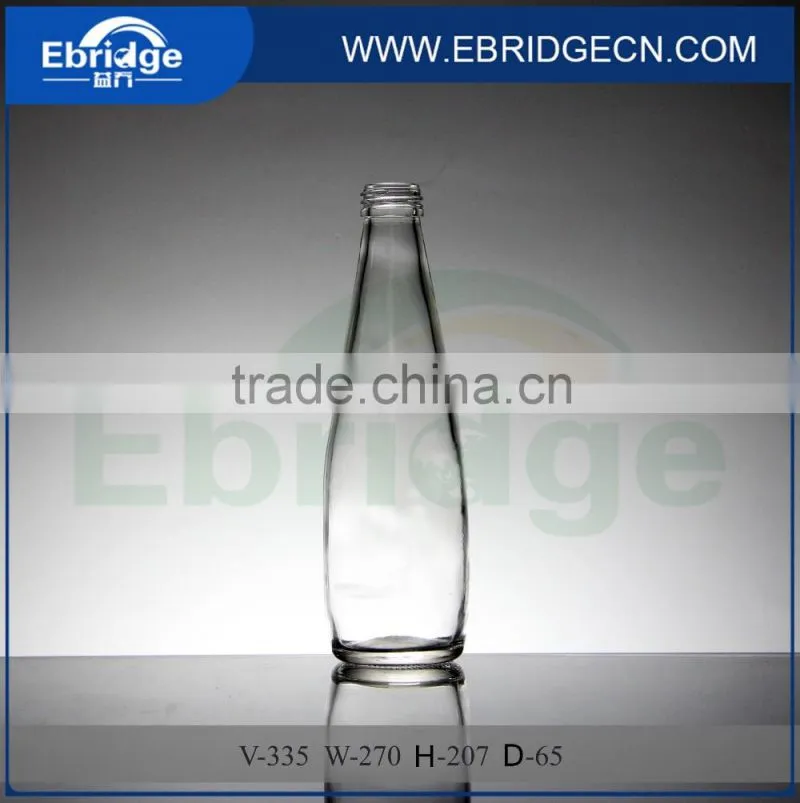 tomato paste packing glass bottle 335ml glass sauce bottle