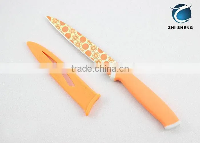 4" Imitated Ceramic paring Knife with Peeler