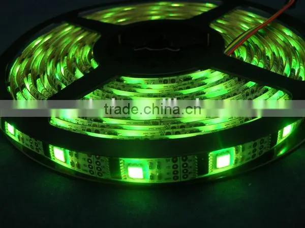 Waterproof IP65 silicon coating 32LEDs/m DC5V input addressable magic full color ws2801 digital LED tape