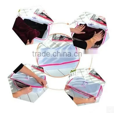 YIWU RODA 100%polyester stylish 5 sets white sandwich household washing bag