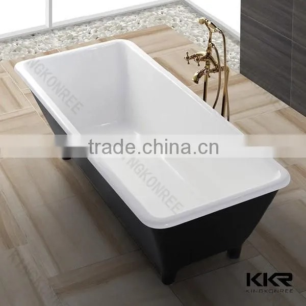 western style soaking bath tub spa bath sitting bathtub