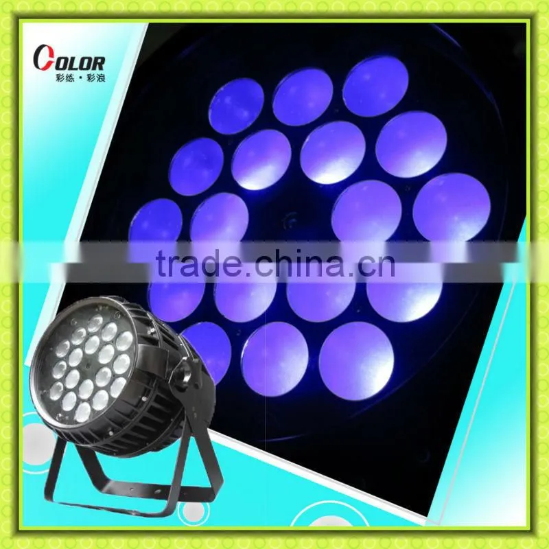 uv led par 18*15w RGBWA+UV 6 in 1 led outdoor led zoom par projector
