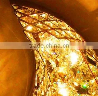 Childre cute bedroom crystal ceiling lamp