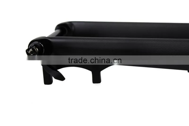 Full Carbon Fiber 150mm Spacing 650b MTB Fork 26er/29er MTB Fat Bike Fork, Rigid 26er Carbon Fat Bike Fork
