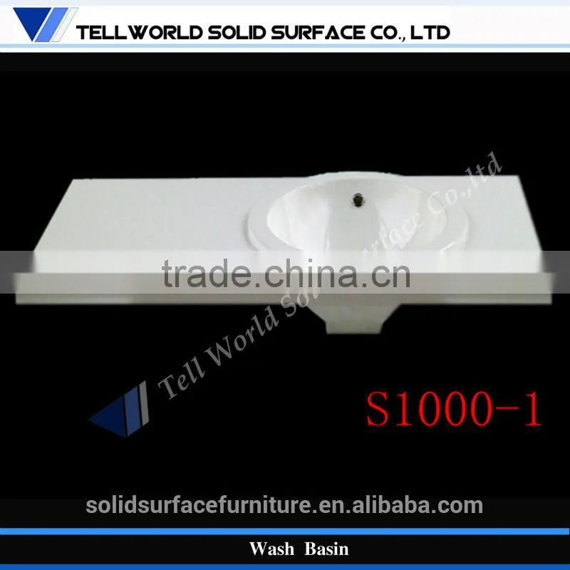 Newest model acrylic solid surface Acrylic Wash Hand Basin