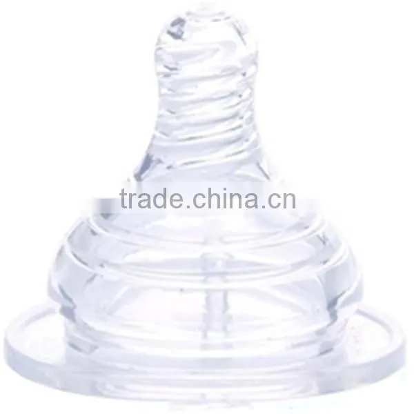 BPA free molding silicone wholesale baby nipple
