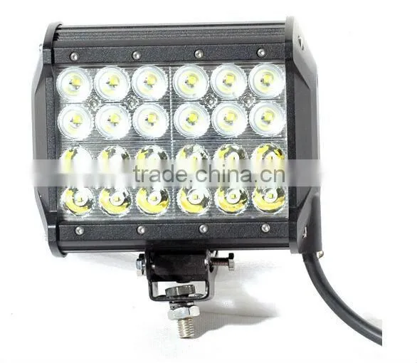 wholesale 72w four rows offroad led bar for atv suv trucks cars light led lighting bar