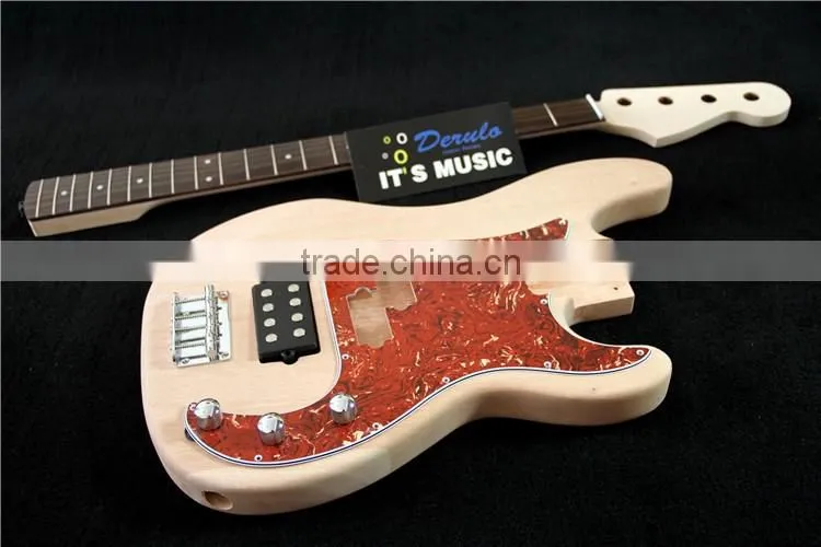 China Unfinished Competitive DIY High Electric Bass Guitar Kits