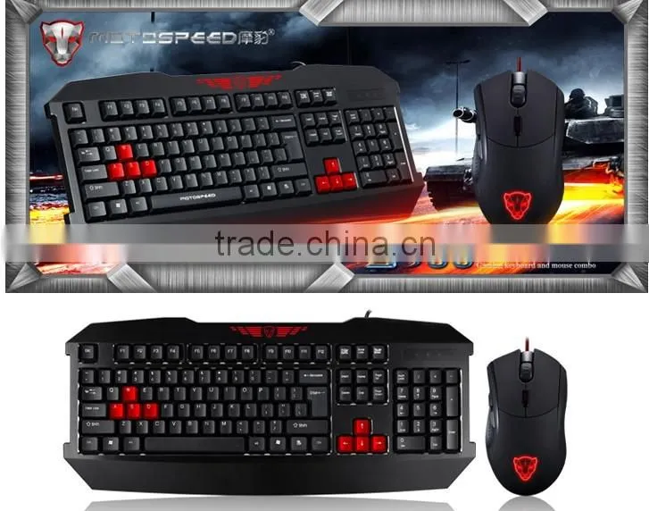 Led gaming mouse and keyboard