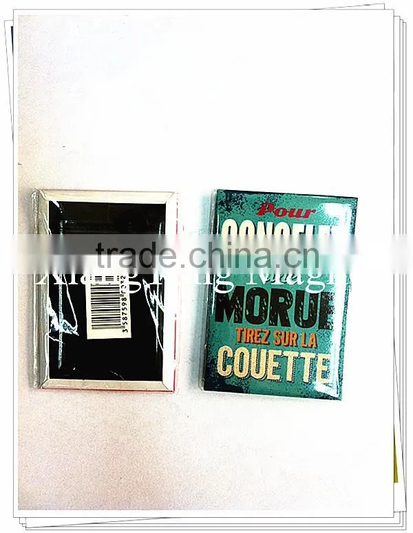 tinplate metal fridge magnet