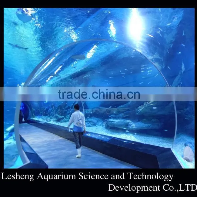 acrylic sheet for oceanarium tunnel project