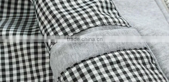 cotton black casual vest