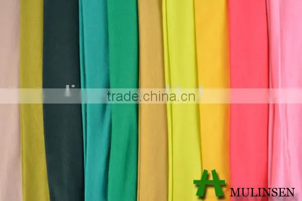 OE, ring spun and vortex Mulinsen textile rayon fabric dyeing