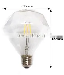 Diamond led DIAA glass cover warm white color led lights