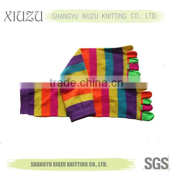 colored heel and toes cotton ankle socks for man and woman