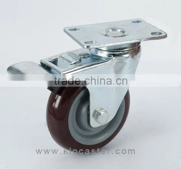 PU caster(double bearing)