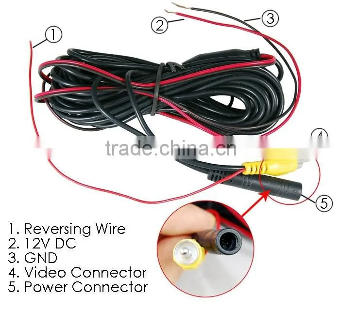 Night vision CCD/CMOS universal car rearview camera/car camera