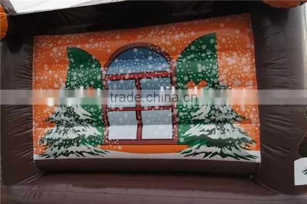 Bouncy castle with Winter theme