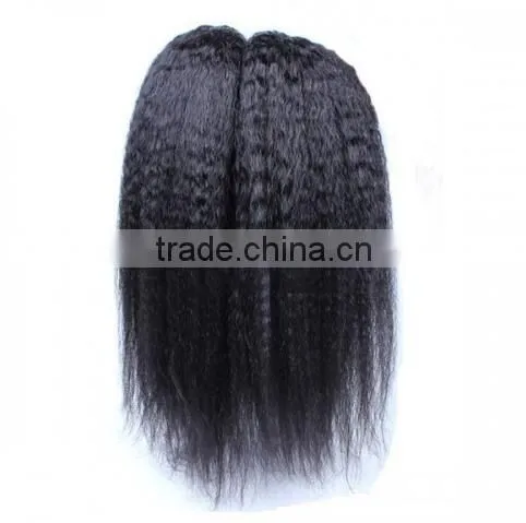 Wholesale 100% Brazilian Virgin Natural Coarse Yaki Hair Extension