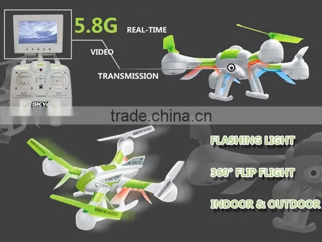 5.8Ghz 4CH china rc four-axis rc drone with real-time transmission camera, EN71,ASTM,N6P,CE,ROSH