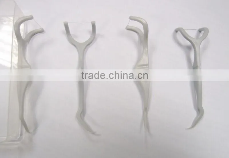 Y shape UHMWPE dental floss pick