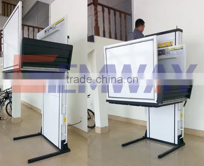 Vertical hydraulic handicap stair lift for sale