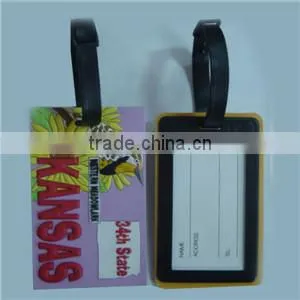 Manufacture Soft PVC Travel Luggage Tag For Airlines