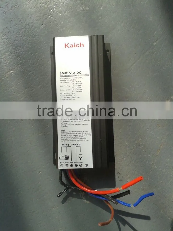 Single arm design solar led street light pole