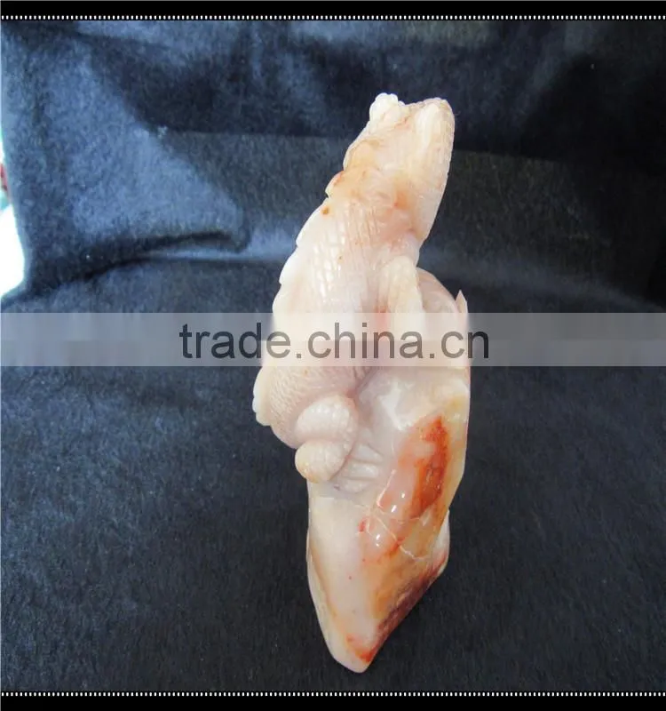 Lucky quartz crystal lizard animals for healing energy decor