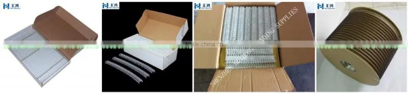 Factory Price ! Double wiro , double loop binding wire, plastic binding ring