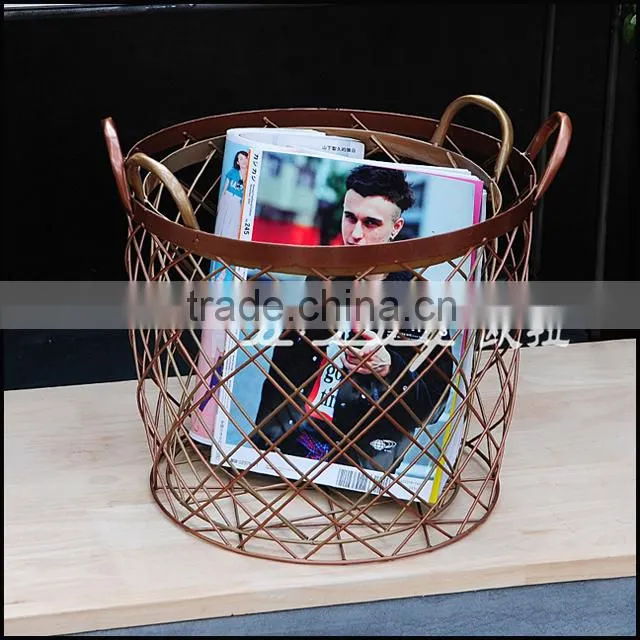 royal golden wire basket set