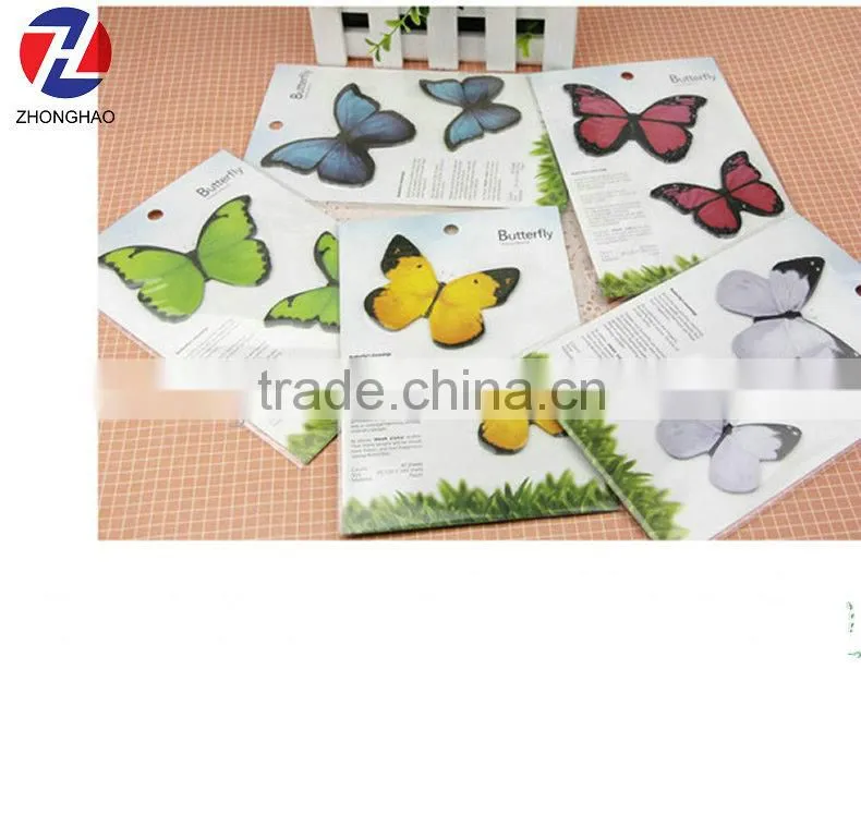 New arrive 3D butterfly design personalized sticky notes