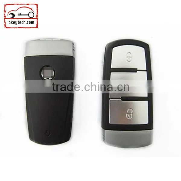 Okeytech vw key cover VW passat 3 buttons smart card cover for vw passat key