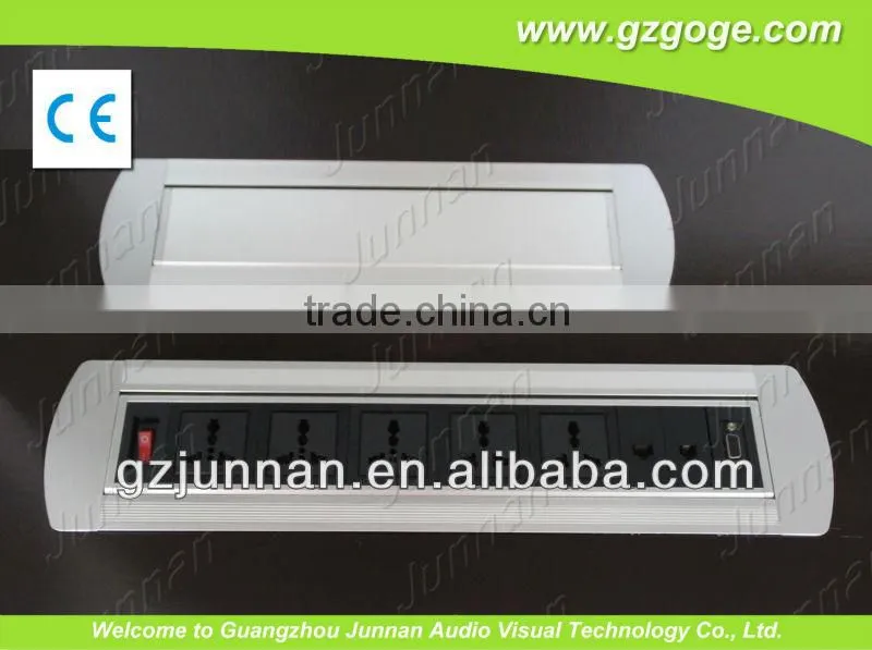 electric desktop electrical hdmi socket connector for conference