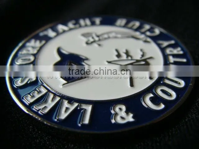 High quality die cast metal badge