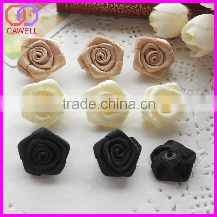 handmade satin rose bud