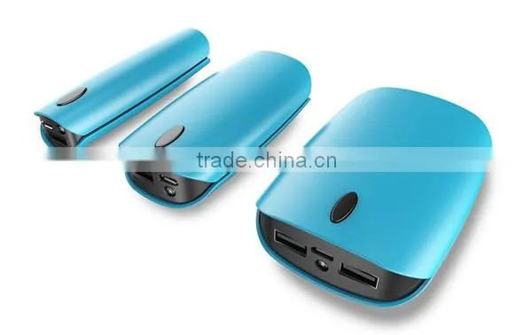 Guoguo Wholse high quatlity 18650 power bank colorful slim portable led light 3600mAh mobile power pack