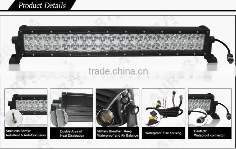 AURORA 20" dual row offroad led with car roof mount