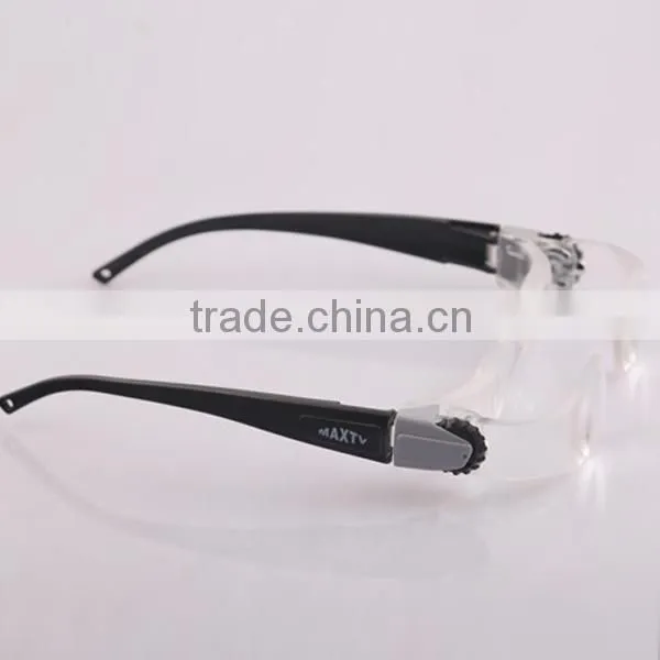 2.1X Hands free magnifier glasses for low vision