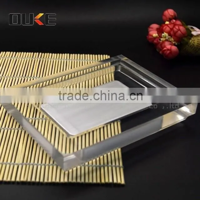 desktop A4 paper clear acrylic brochure holder