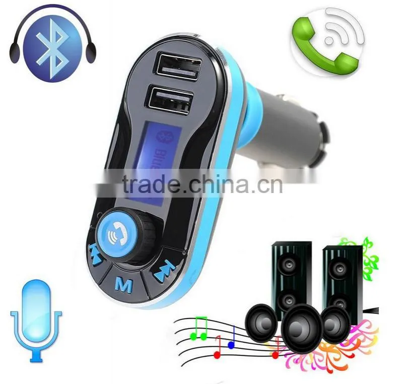 Wholesale high quality car fm transmitter bluetooth wireless fm transmitter