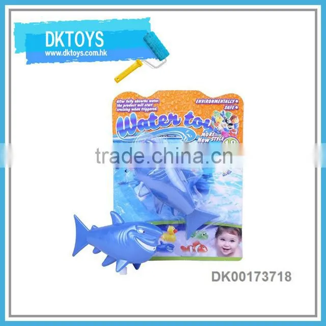 Bright Color Swimming Whale Plastic Wind Up Baby Toy