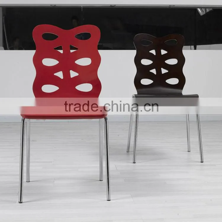 Modern Wood Chair Round Back/painting Chair Set XX-09