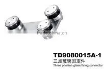 HOT SALE stainless steel three points glass connector