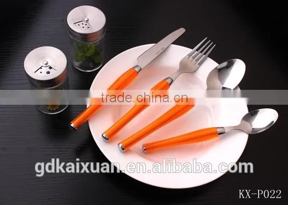 PS Plastic Handle Stainless Steel Cutlery