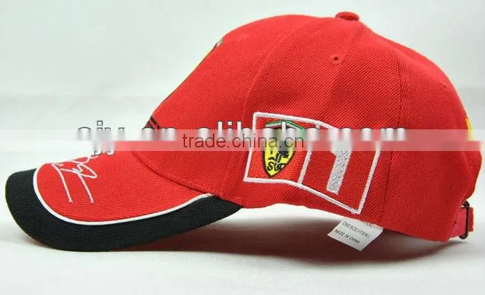 100% polyester light weight custom cheap golf caps