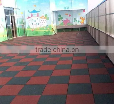 QINGDAO 7KING sound absorption sidewalk/stable rubber tiles paver mat