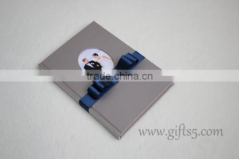Luxury Silk Covor Wedding Guest Book