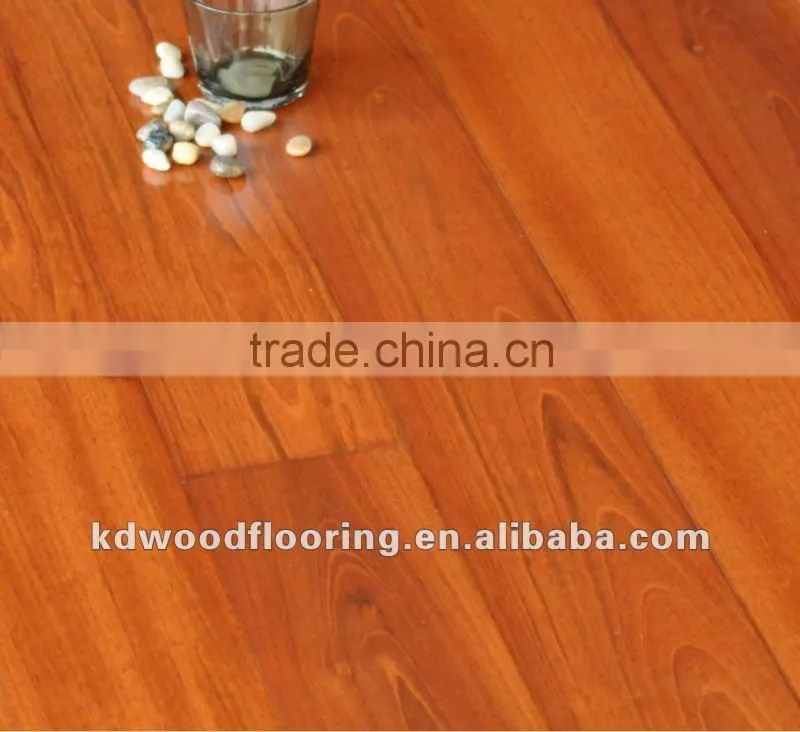 Stained prefinished multi layer engineered wood Jatoba flooring