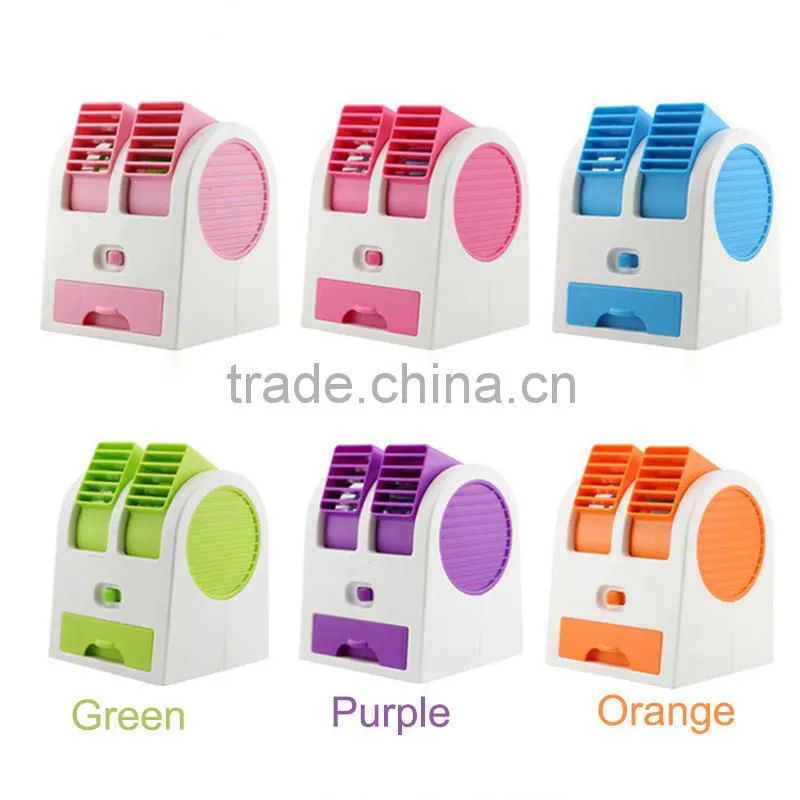NEWEST 2 Outlet Portable Mini USB Fan DC 5V